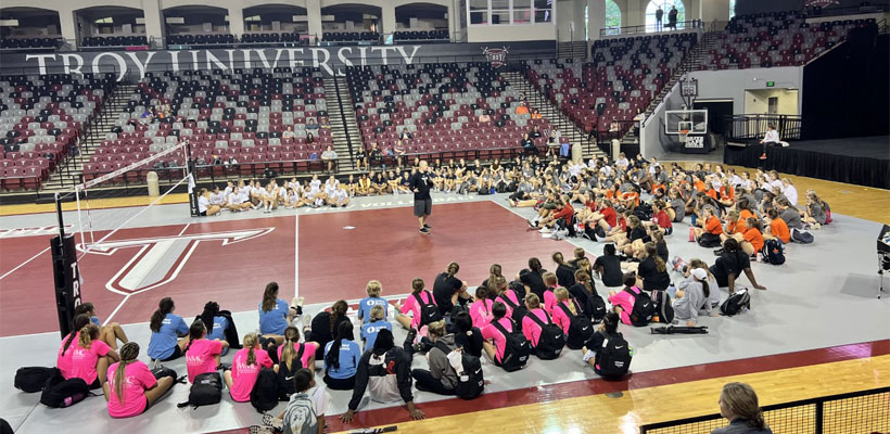Troy Volleyball Slide 4